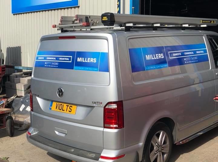 Millers Electrical Contractors Work Van